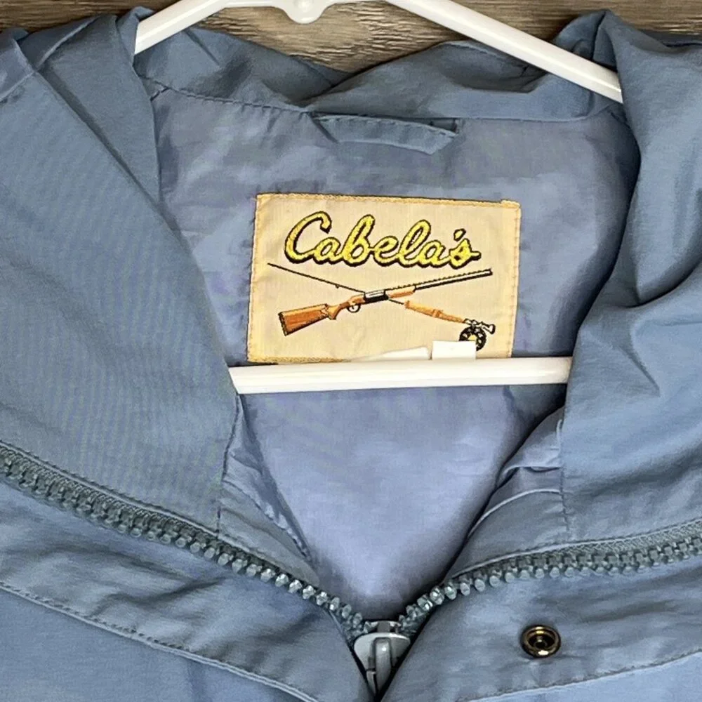 Cabela’s Goretex Rain Jacket and Pants Set Light Blue Size Small - Picture 3 of 12